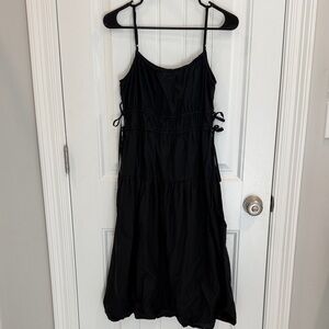 Universal Thread Black Dress with Spaghetti Straps